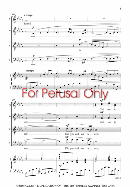 The gift I'll leave you - SATB divisi Octavo image number null