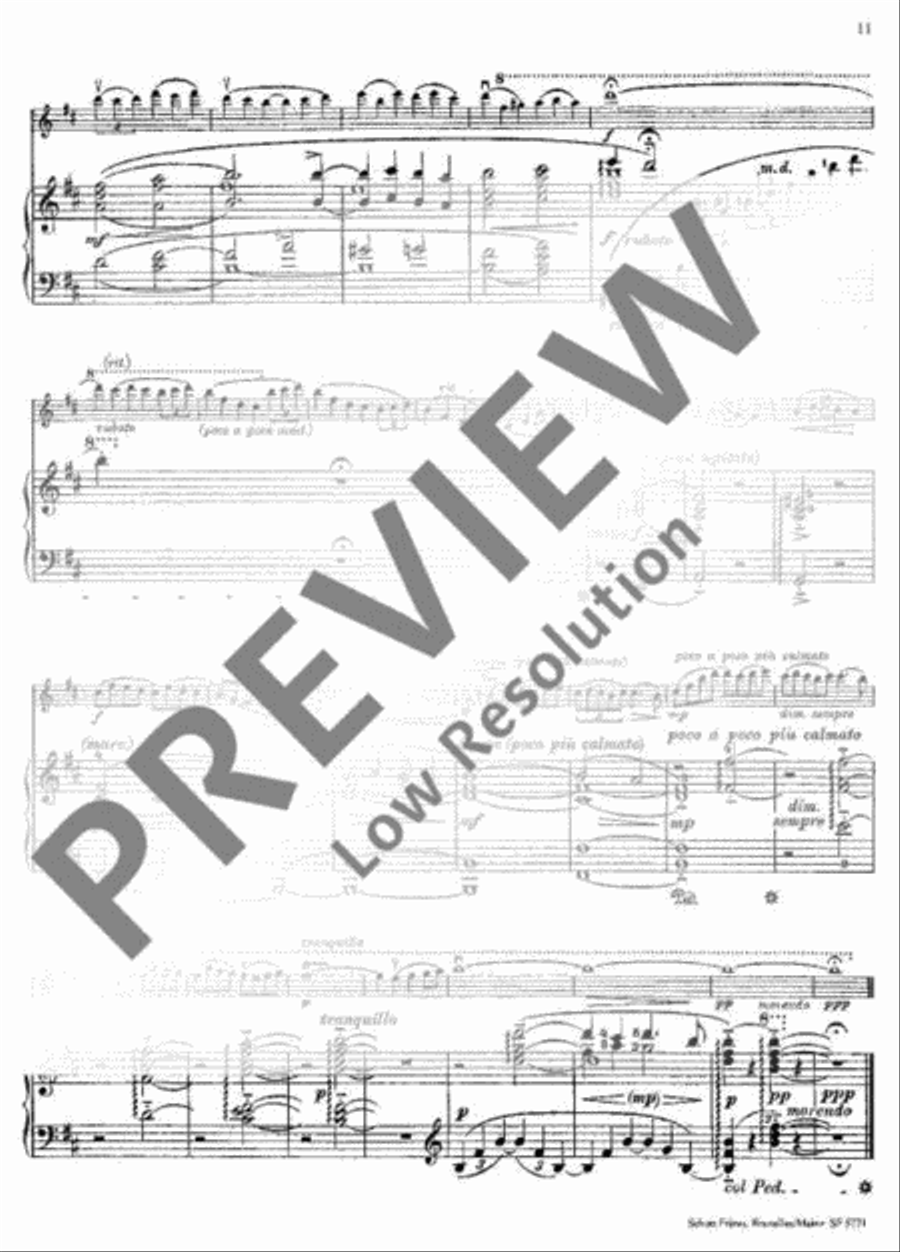 Two Pieces Violin Solo scores gallery preview page 12