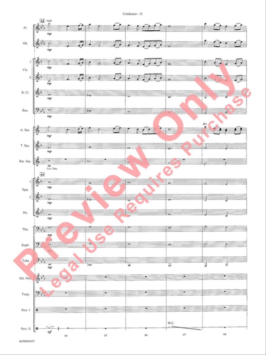 Abaco Overture Concert Band Methods scores gallery preview page 19