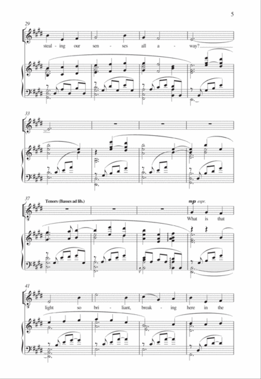 Whence is that goodly fragrance flowing? 4-Part scores gallery preview page 4