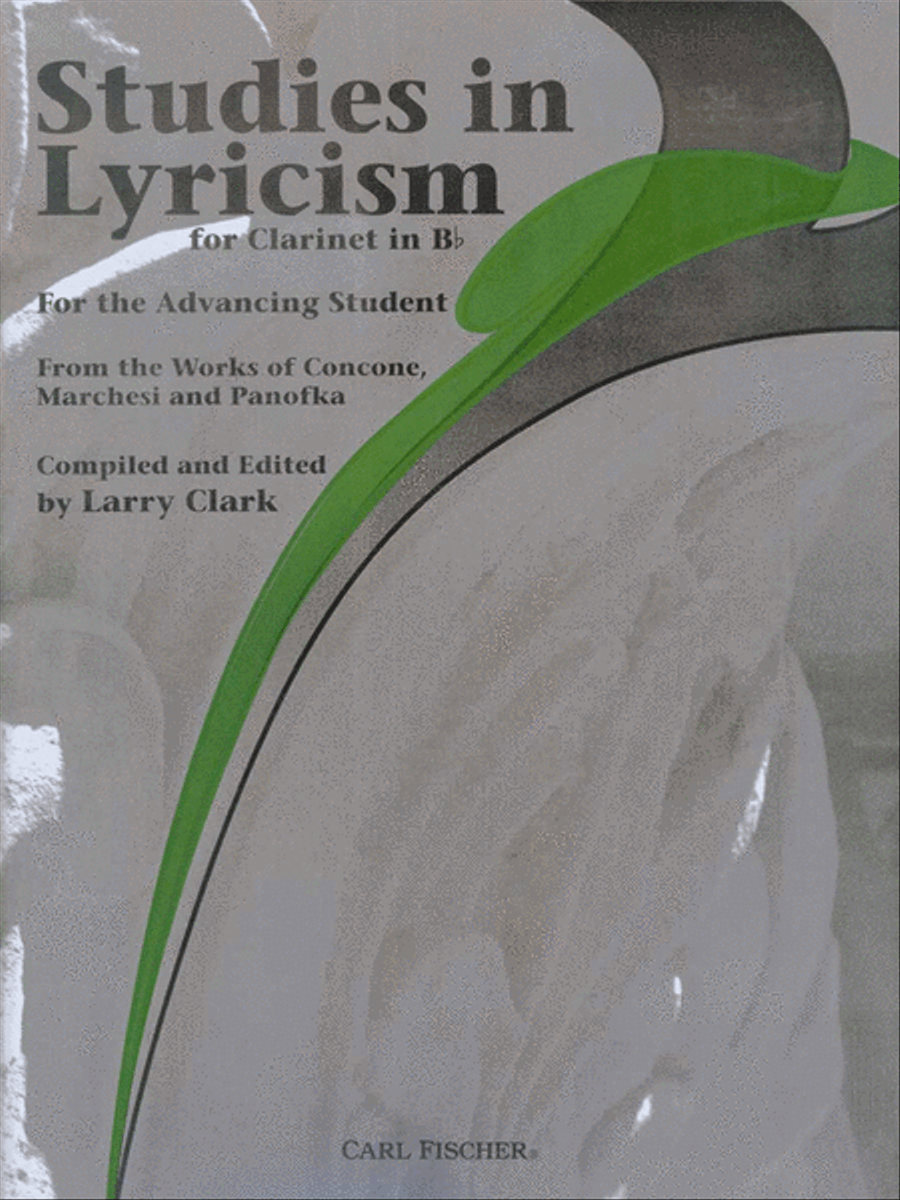 Studies In Lyricism for Clarinet In Bb B-Flat Clarinet scores gallery preview page 1