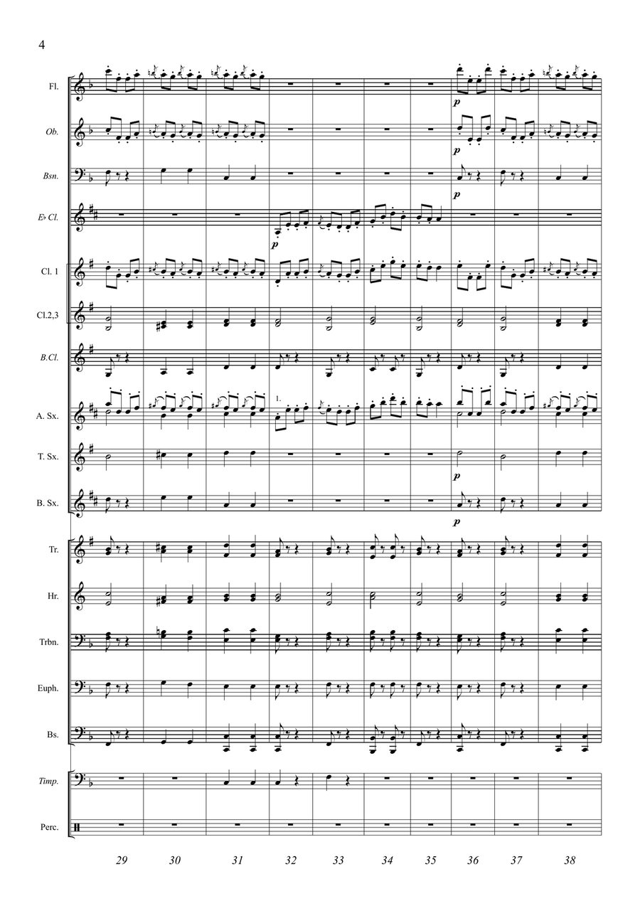 CAN CAN - by Jacques Offenbach - for Wind Band