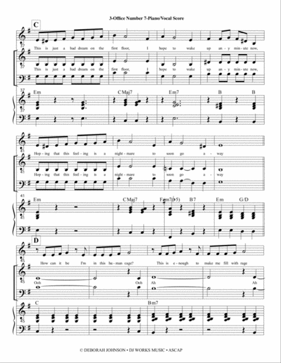 Office #7 - STILTZ the Musical Choir scores gallery preview page 5