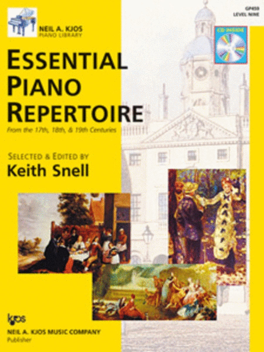 Essential Piano Rep Lev 9 Book/CD 17/18/19Th Centu