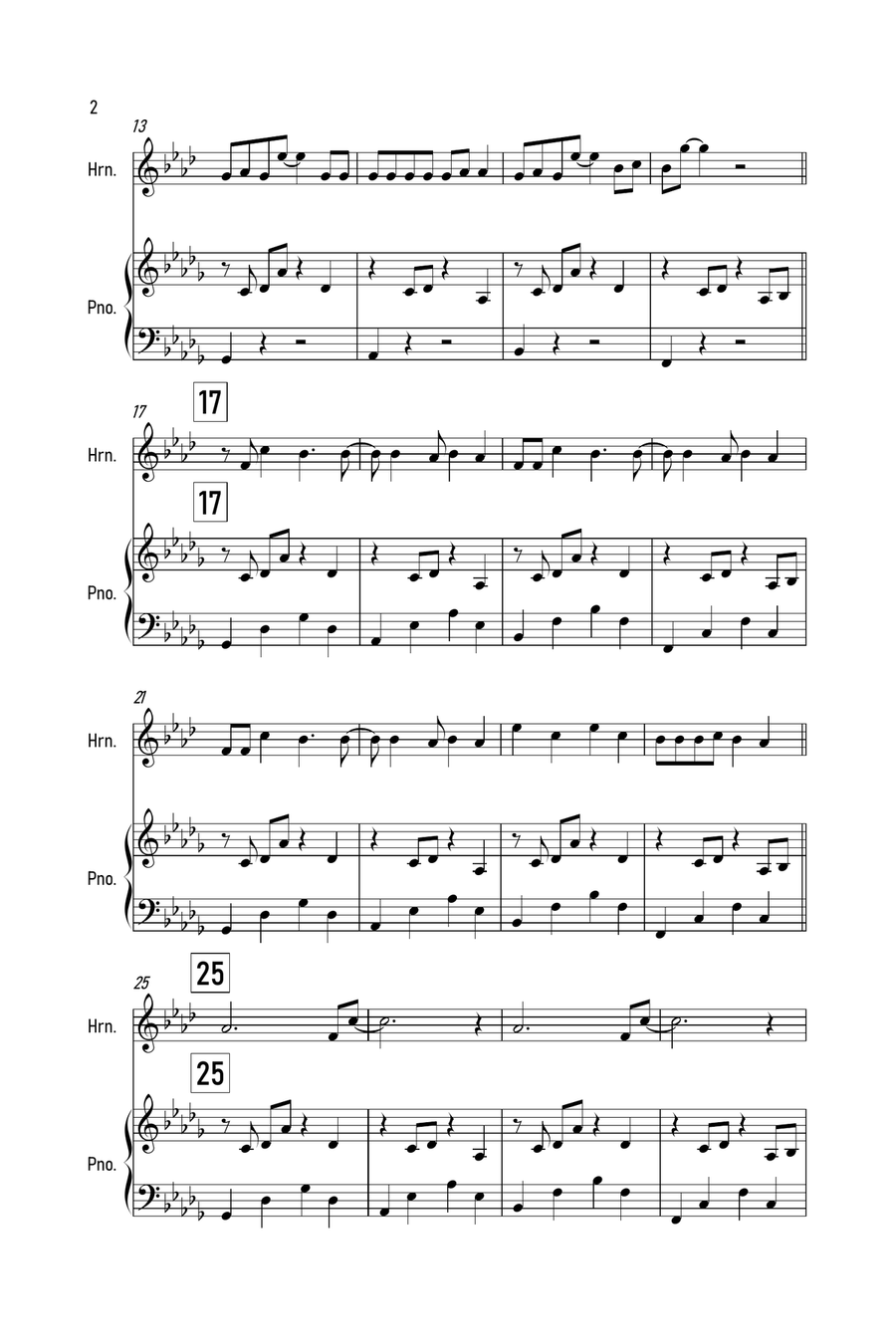 Stay Piano scores gallery preview page 2