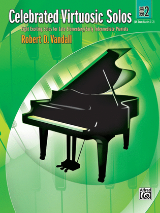 Book cover for Celebrated Virtuosic Solos, Book 2