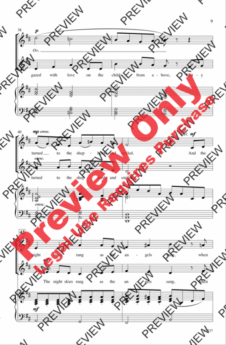 The Cat and the Mouse Carol 2-Part scores gallery preview page 8