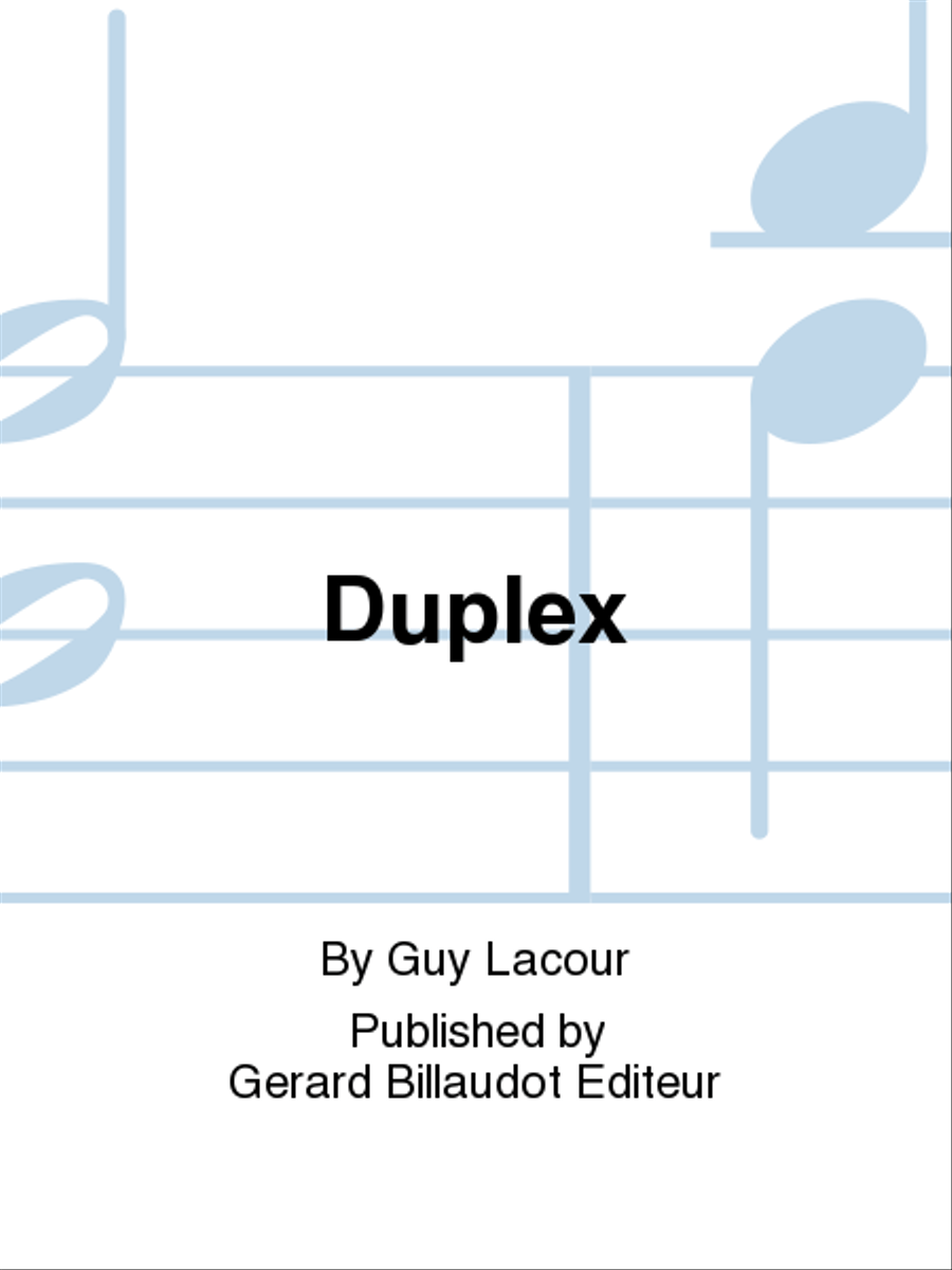 Duplex Chamber Music scores gallery preview page 1