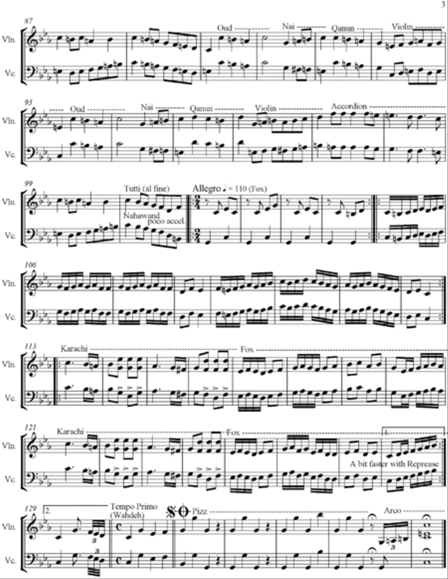 7ewar Chamber Orchestra scores gallery preview page 3