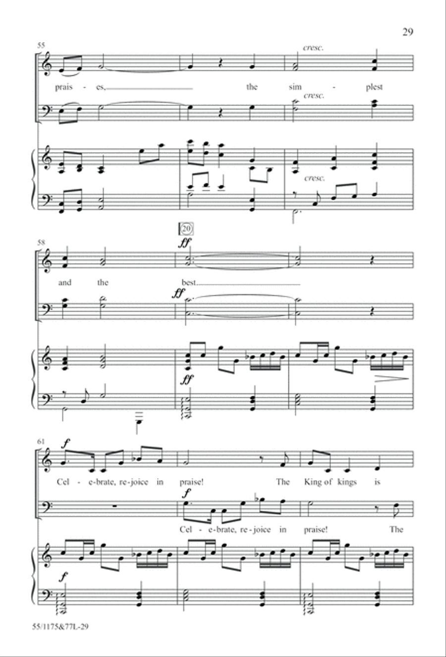 Behold the Lamb! 4-Part scores gallery preview page 30