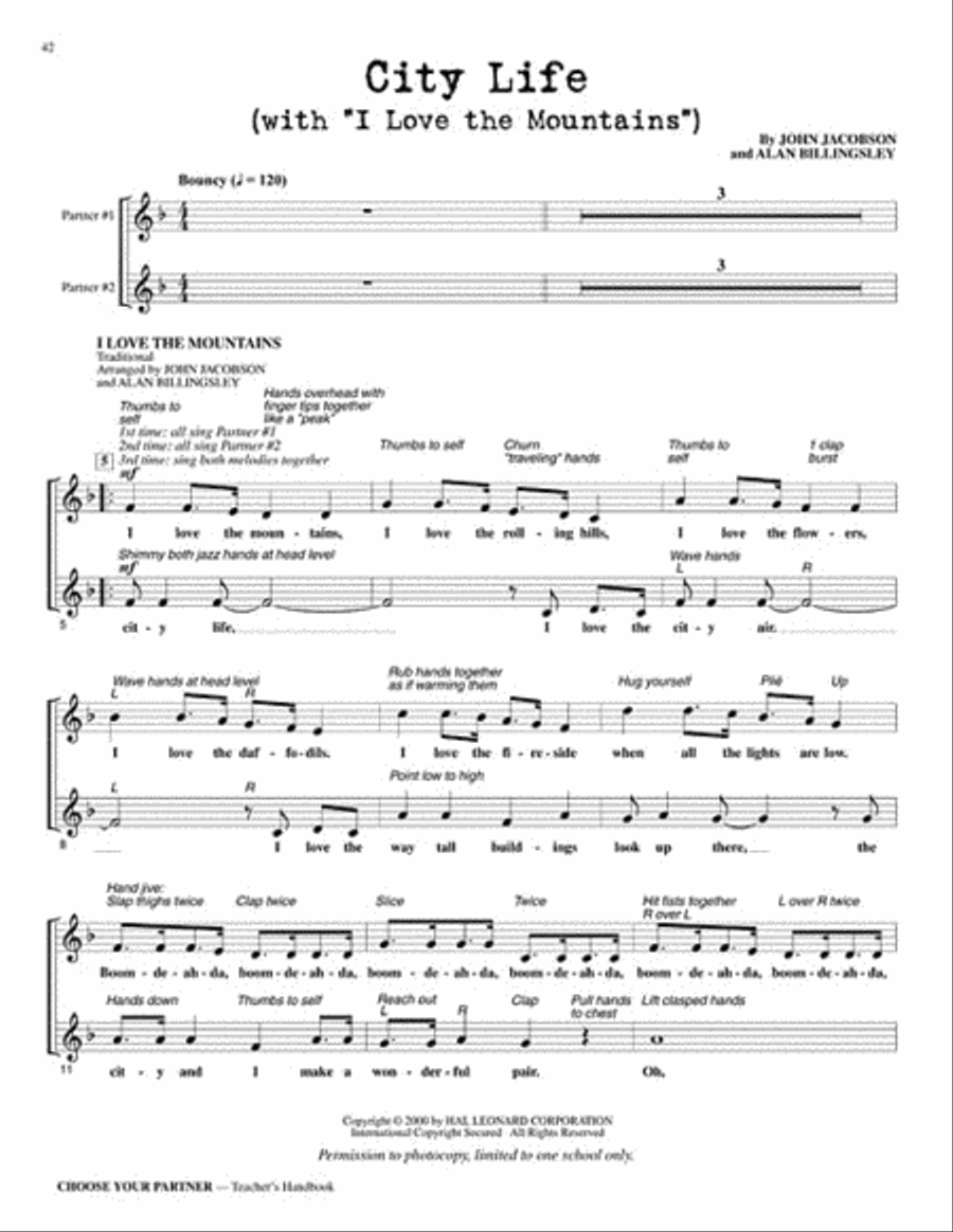 Choose Your Partner (Collection) Choir scores gallery preview page 3