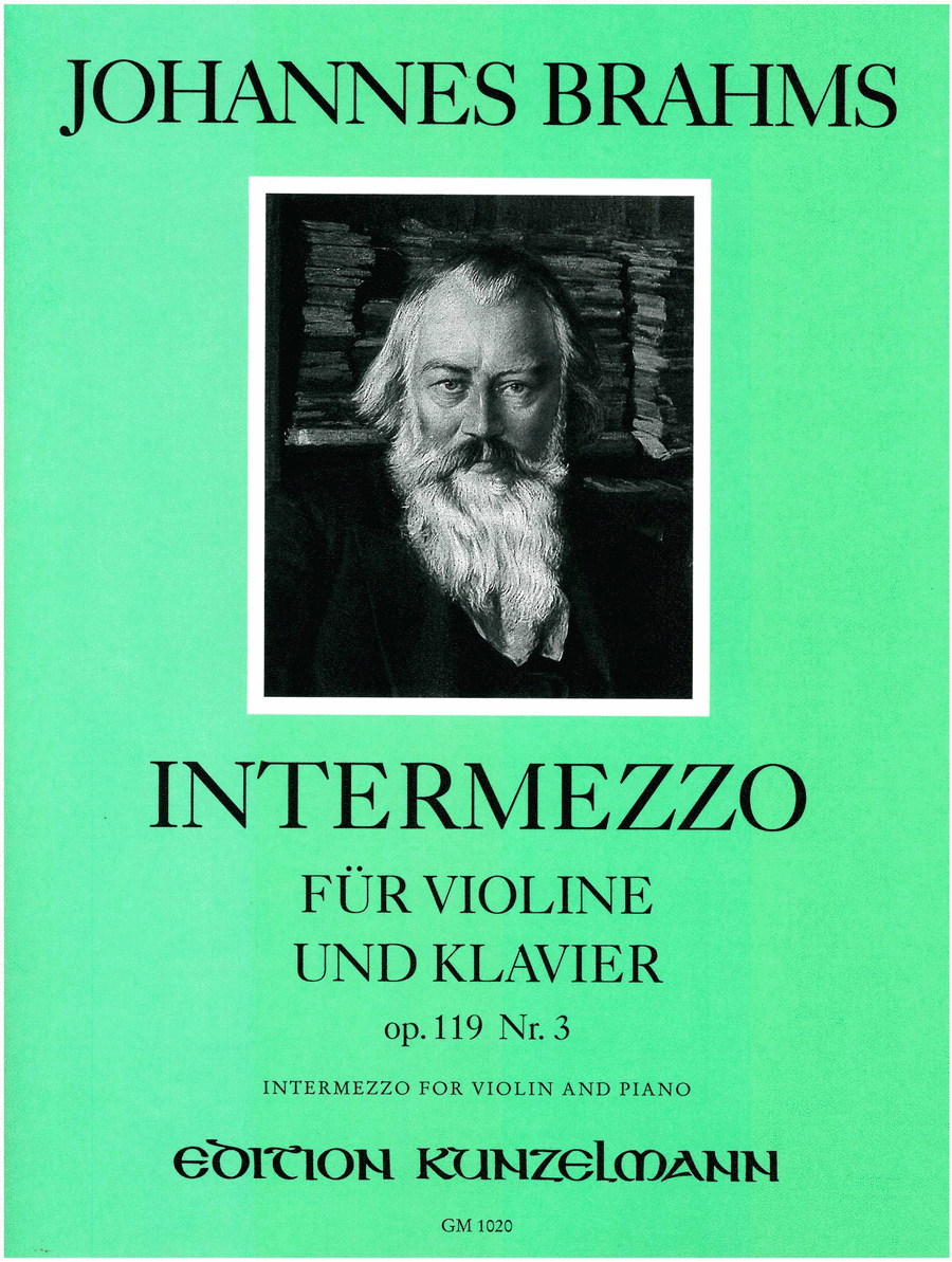 Intermezzo for Violin and Piano Op. 119 No. 3