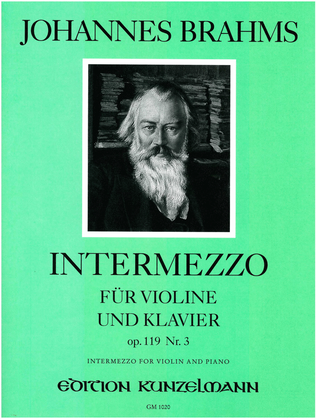 Book cover for Intermezzo Op. 119/3