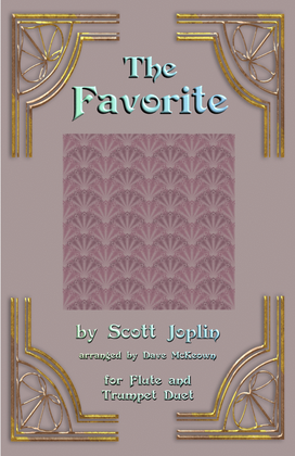 Book cover for The Favorite, Two-Step Ragtime for Flute and Trumpet Duet