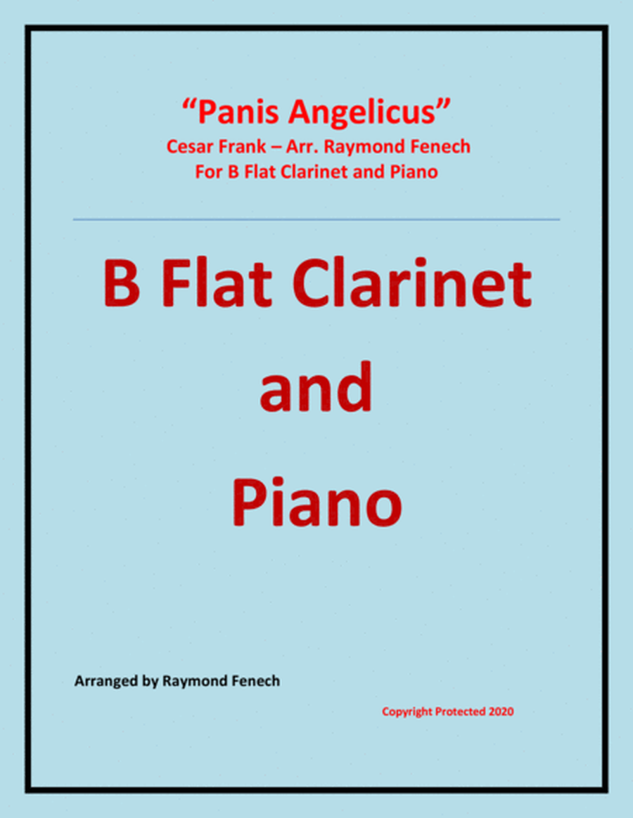 Panis Angelicus - B Flat Clarinet and Piano image number null