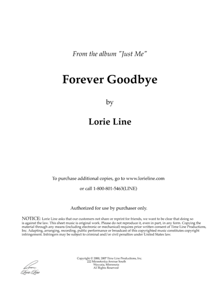Forever Goodbye image number null