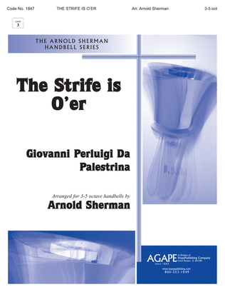Book cover for The Strife Is O'er