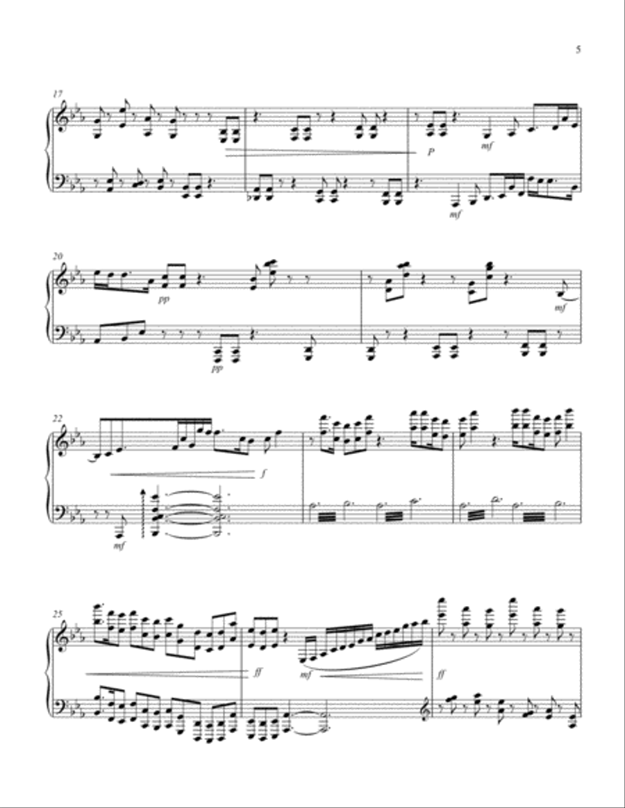 Umdlalo Emlanjeni (Games by the river) Piano Solo scores gallery preview page 5