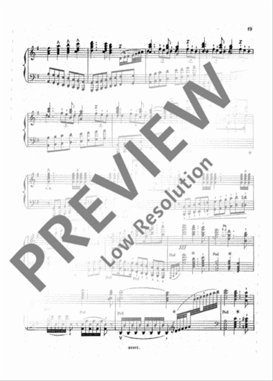 Großer Festmarsch Piano Solo scores gallery preview page 20
