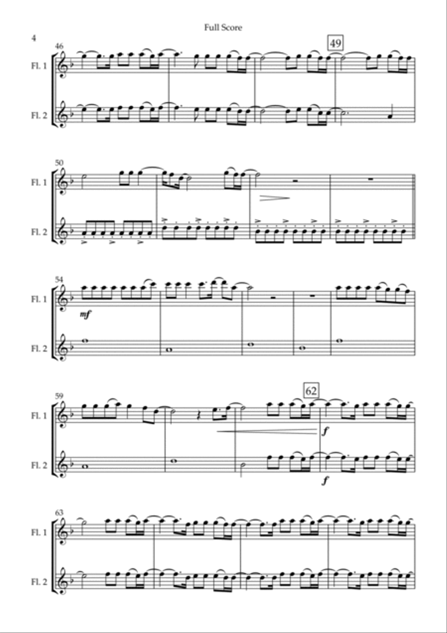 You Say Woodwind Duet scores gallery preview page 4