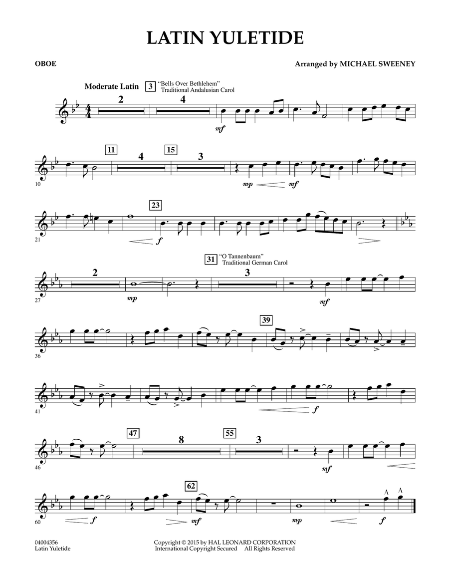 Latin Yuletide - Oboe