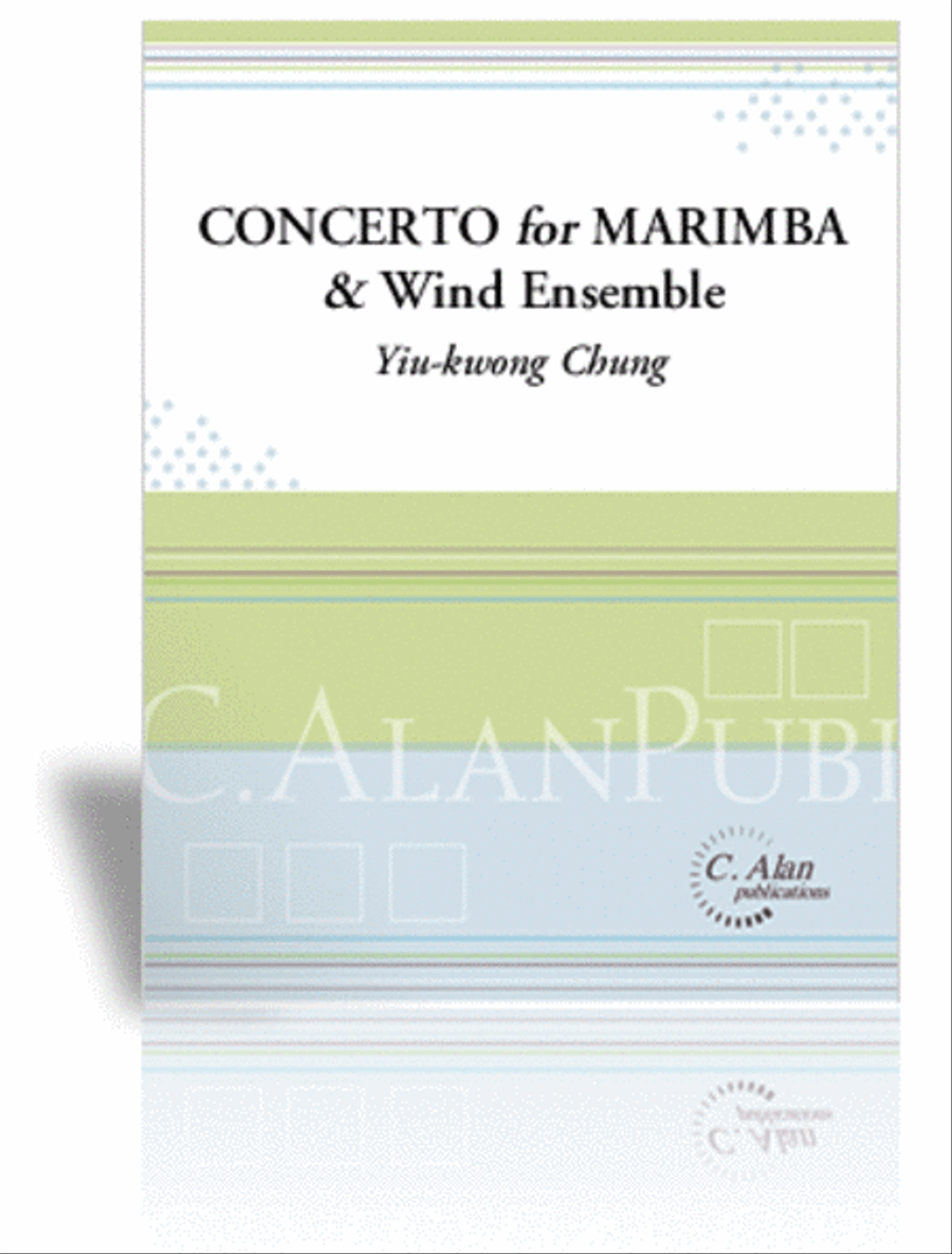 Concerto for Marimba & Wind Ensemble (piano reduction) Piano scores gallery preview page 1