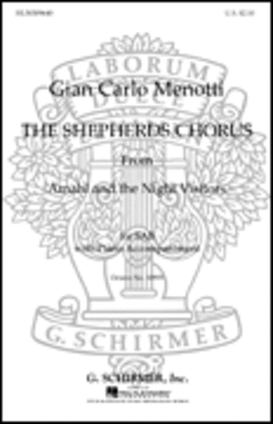 Shepherd's Chorus from Amahl and the Night Visitors 3-Part scores gallery preview page 1