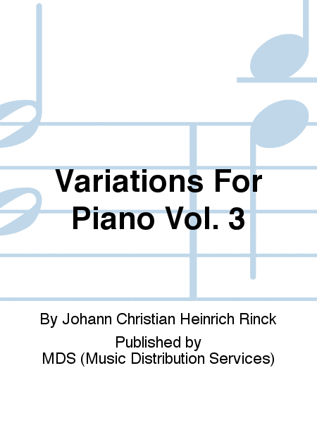 Variations for Piano Vol. 3
