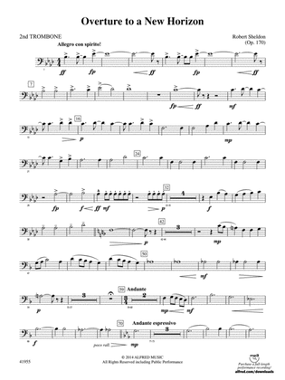 Overture to a New Horizon: 2nd Trombone