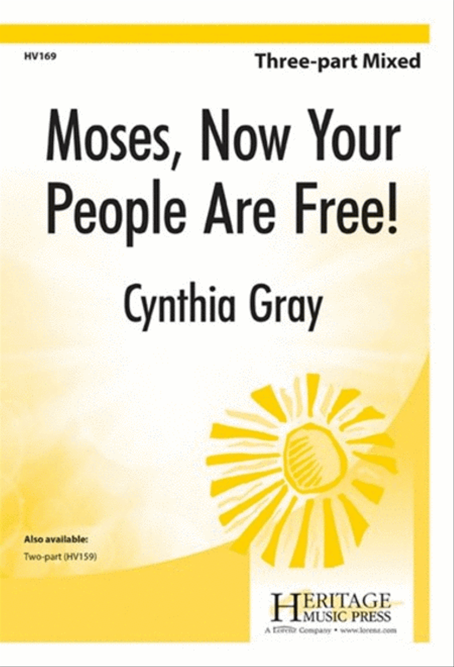 Moses, Now Your People Are Free 3-Part scores gallery preview page 1