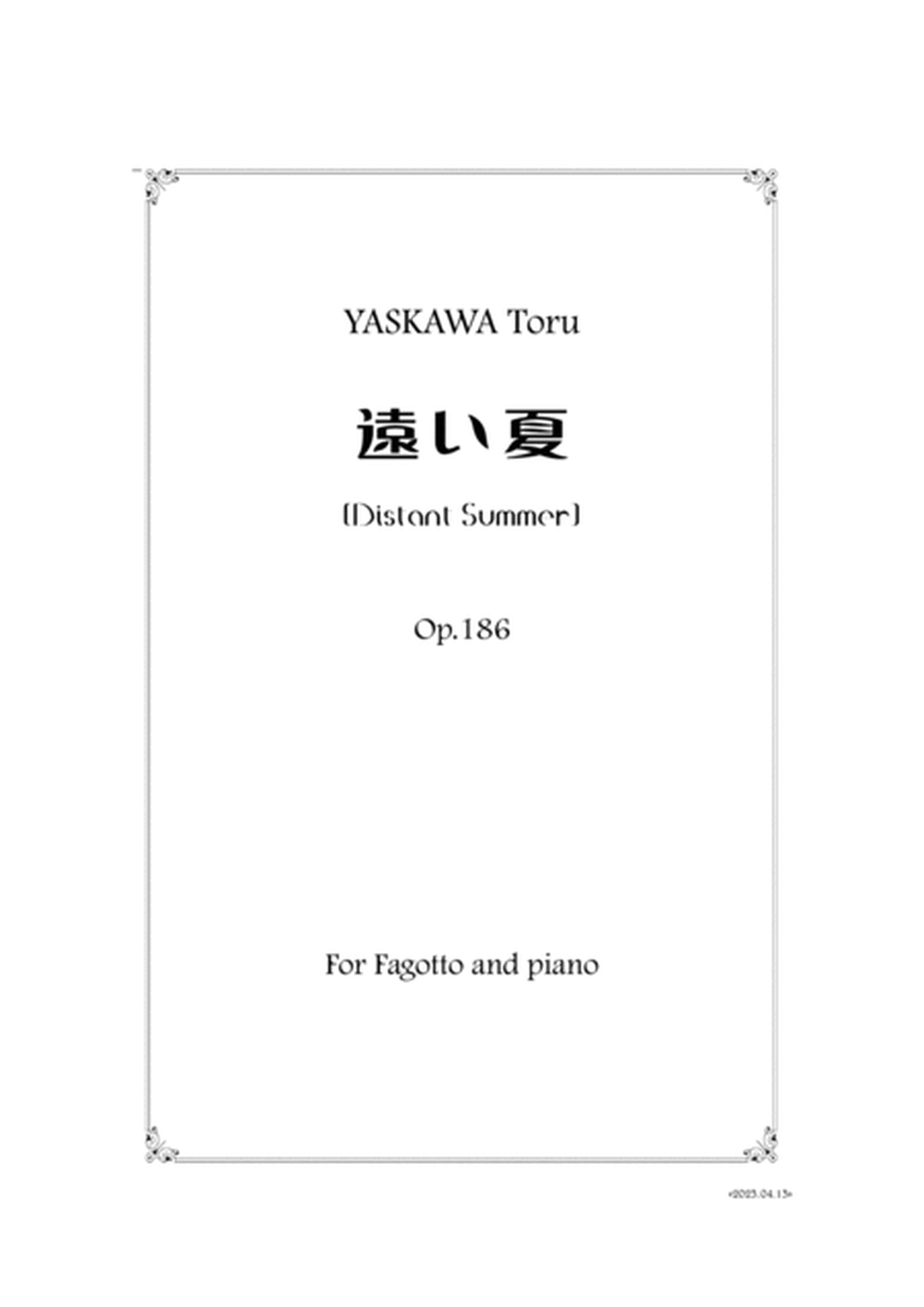 Distant Summer for fagotto and piano, Op.186