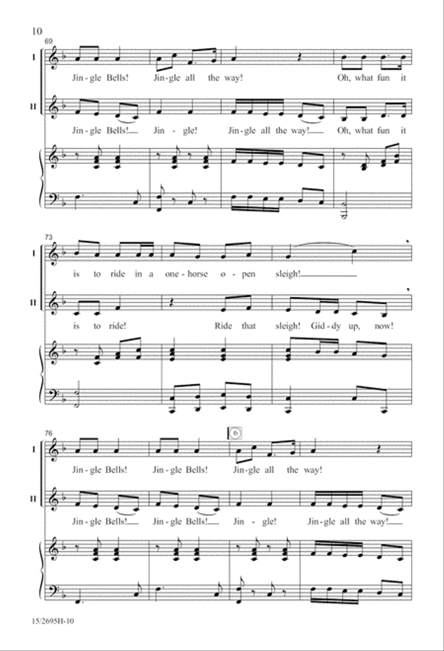 Jingle Bells Jingle Bells 2-Part scores gallery preview page 11