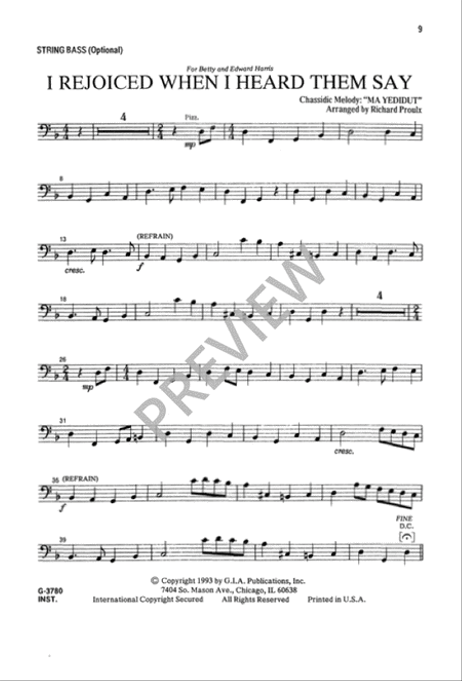 I Rejoiced When I Heard Them Say 2-Part scores gallery preview page 10