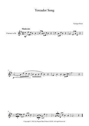 Toreador Song - Georges Bizet (Clarinet)