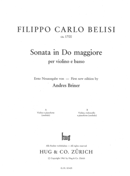 Sonata in Do maggiore