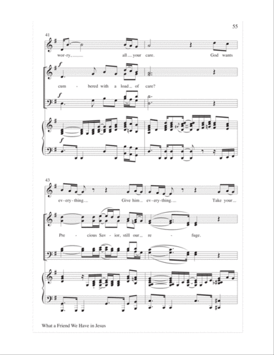 Let the Children Sing 4-Part scores gallery preview page 57