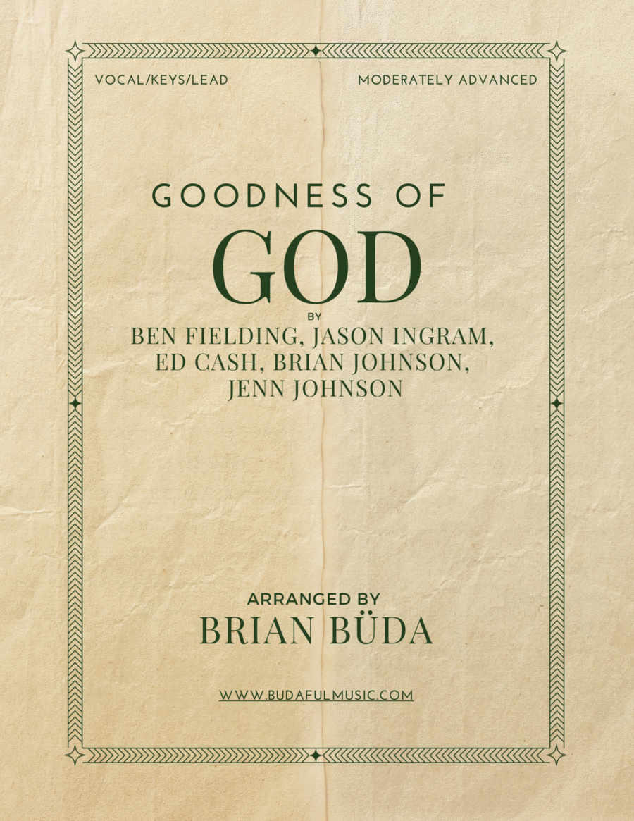 Book cover for Goodness Of God