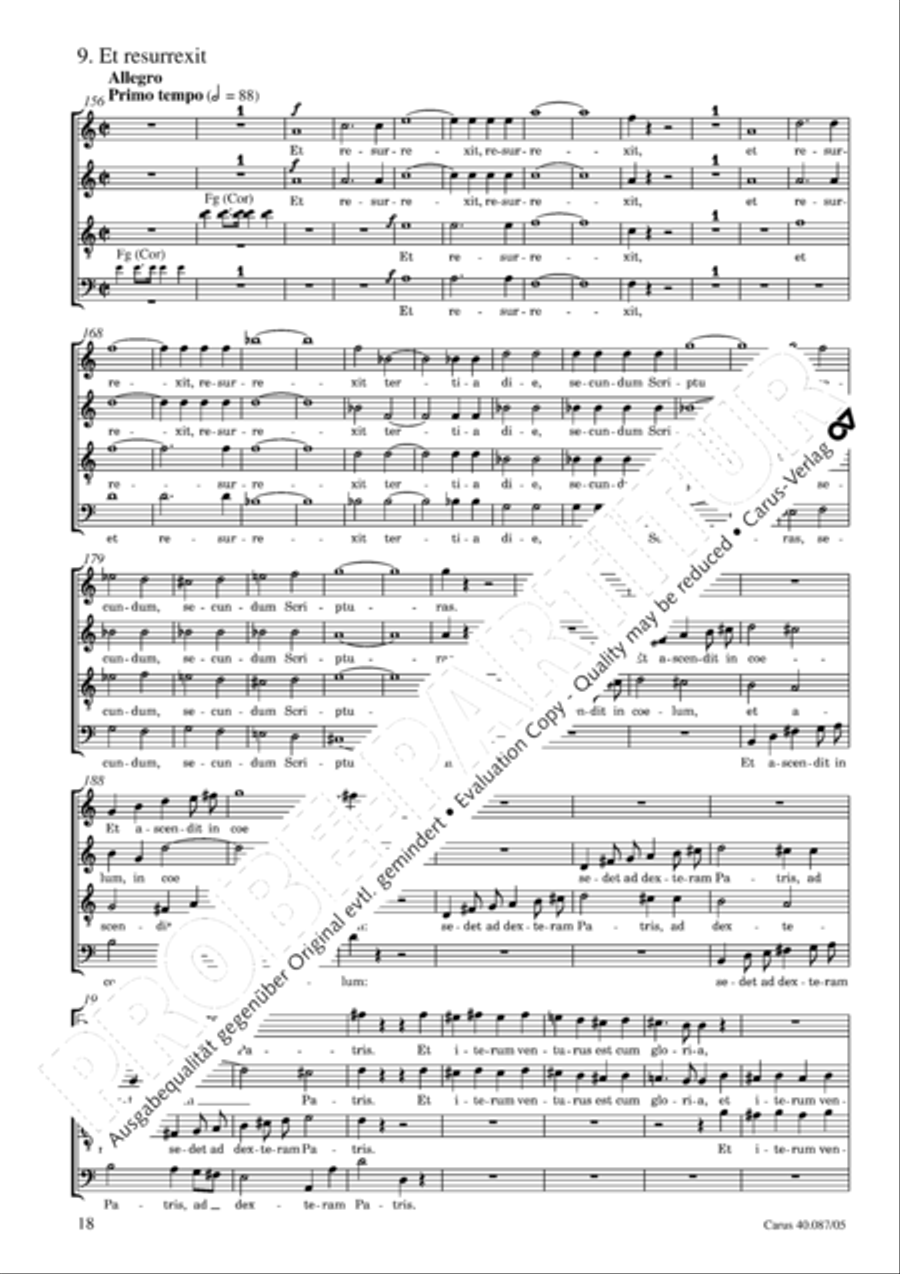Messe solenelle in G 4-Part scores gallery preview page 19
