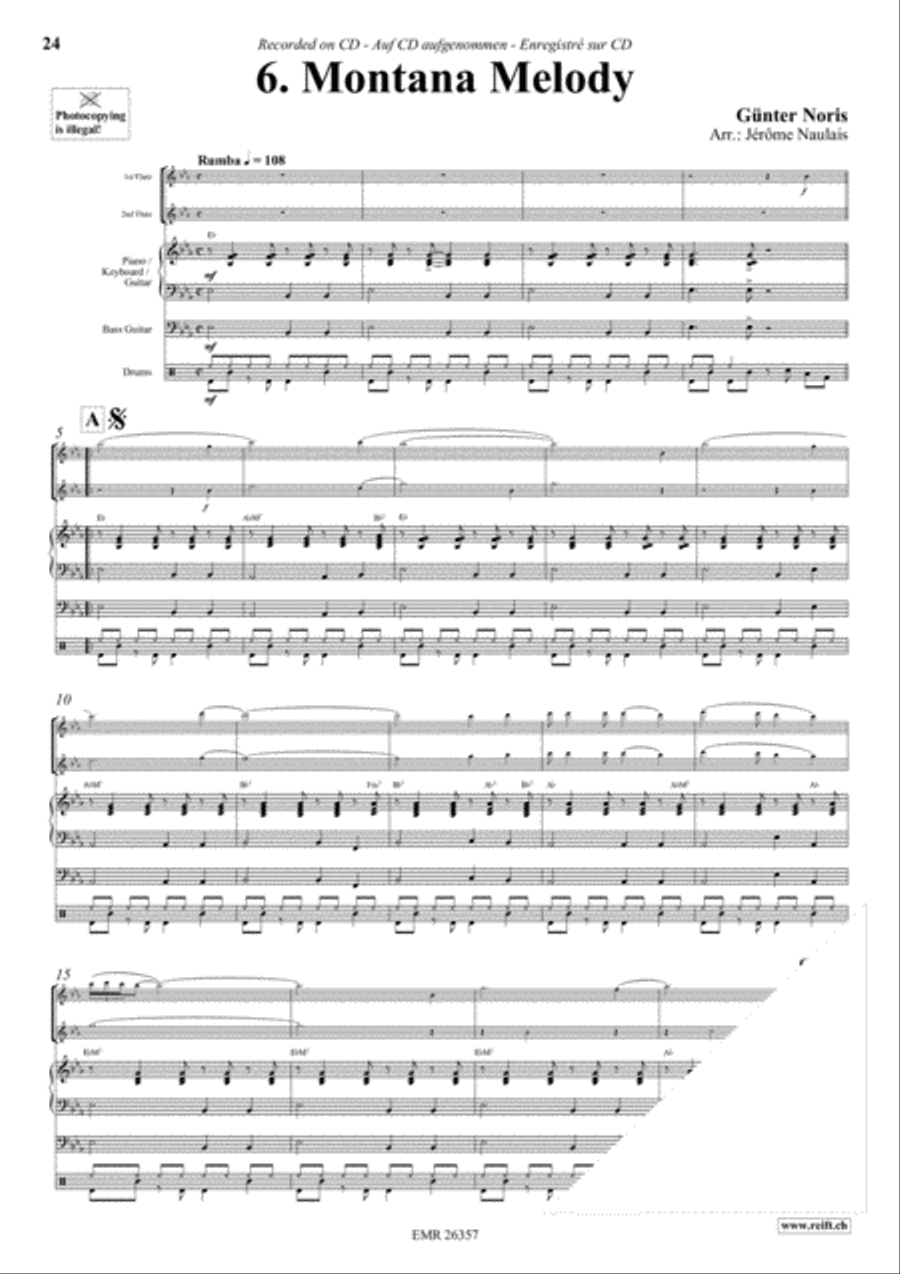 Let's Dance Volume 3 Flute Duet scores gallery preview page 8