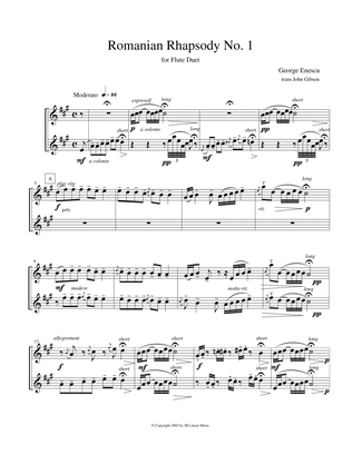 Eastern European Rhapsody - duets for flutes