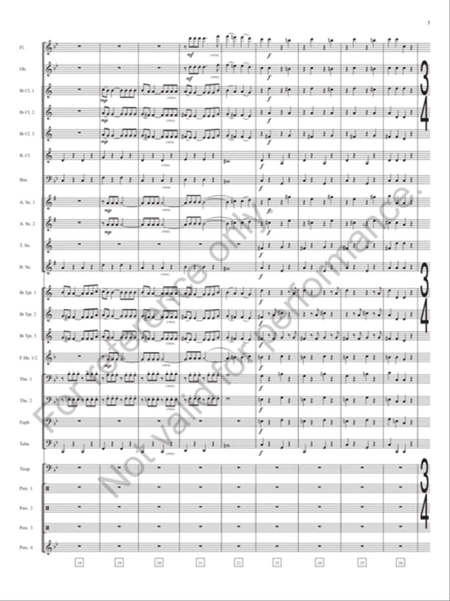 Mozart's Sandbox Concert Band scores gallery preview page 6