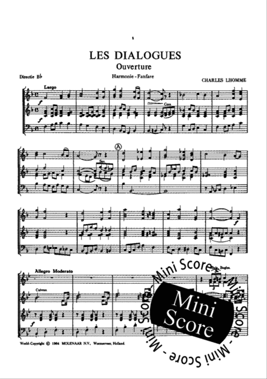 Les Dialogues Fanfare Band scores gallery preview page 4