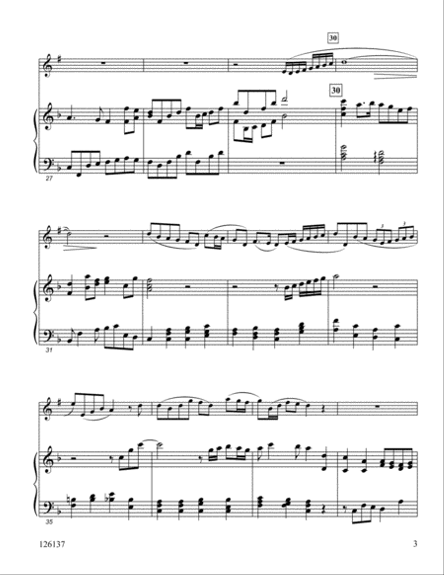 He Leadeth Me Tenor Saxophone scores gallery preview page 3