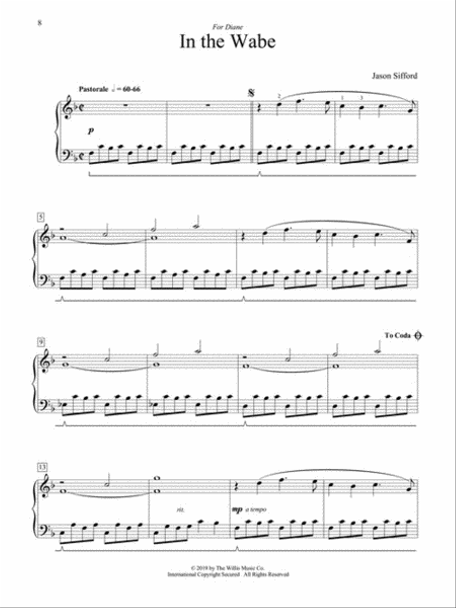 Beware the Jabberwock Piano scores gallery preview page 5