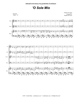 O Sole Mio (Woodwind Quartet and Piano)