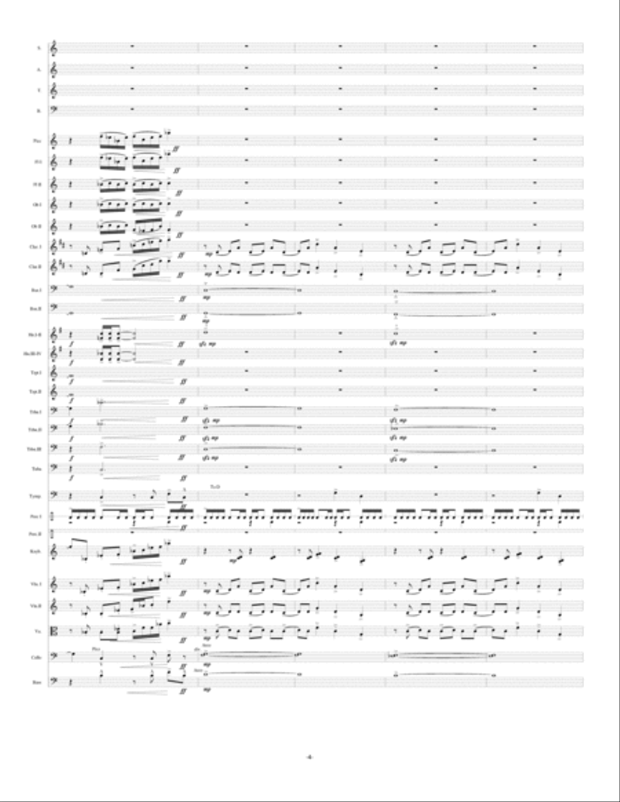 THE CONSITITUTION choir orchestra Narr. Choir scores gallery preview page 4