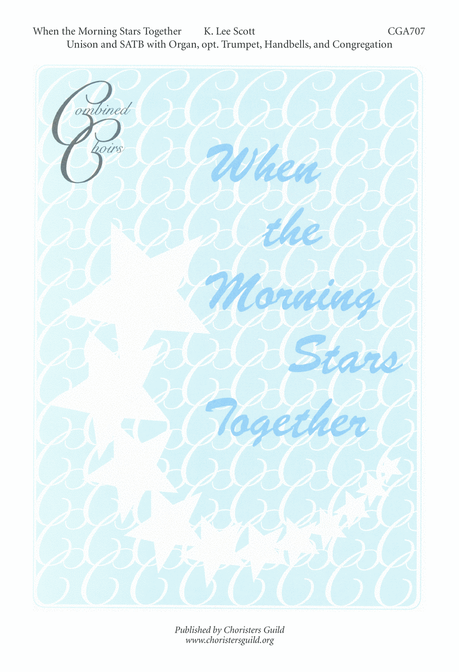 When the Morning Stars Together Choir scores gallery preview page 1