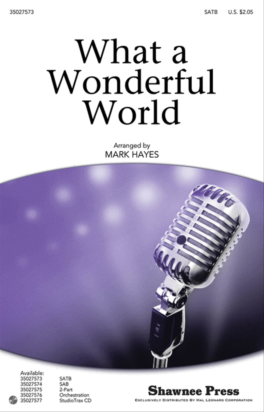What a Wonderful World What a Wonderful World 4-Part scores gallery preview page 1