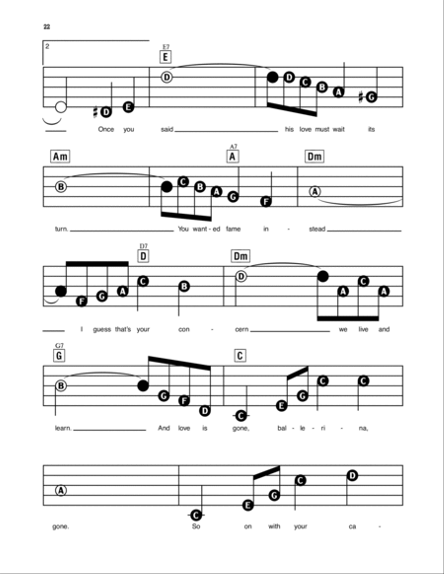 Ballerina Electronic Keyboard scores gallery preview page 2