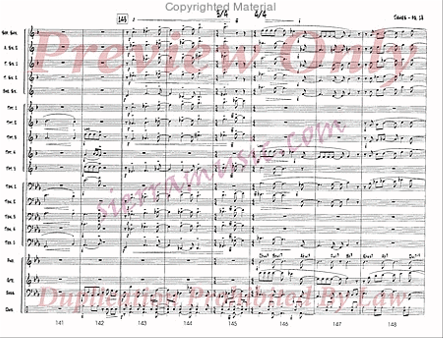 James Jazz Ensemble scores gallery preview page 19